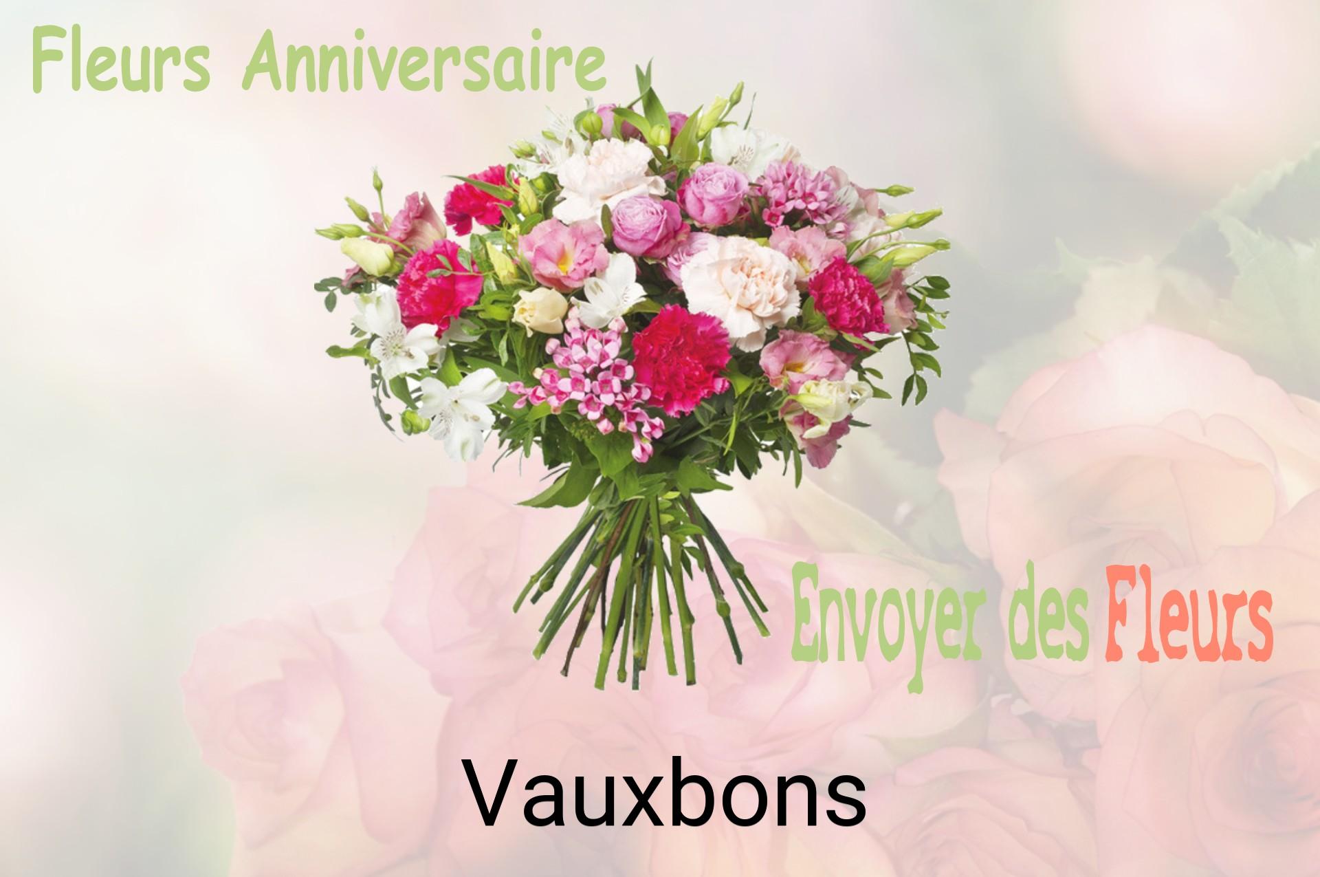 Bouquet de fleurs d’anniversaire livré à Vauxbons